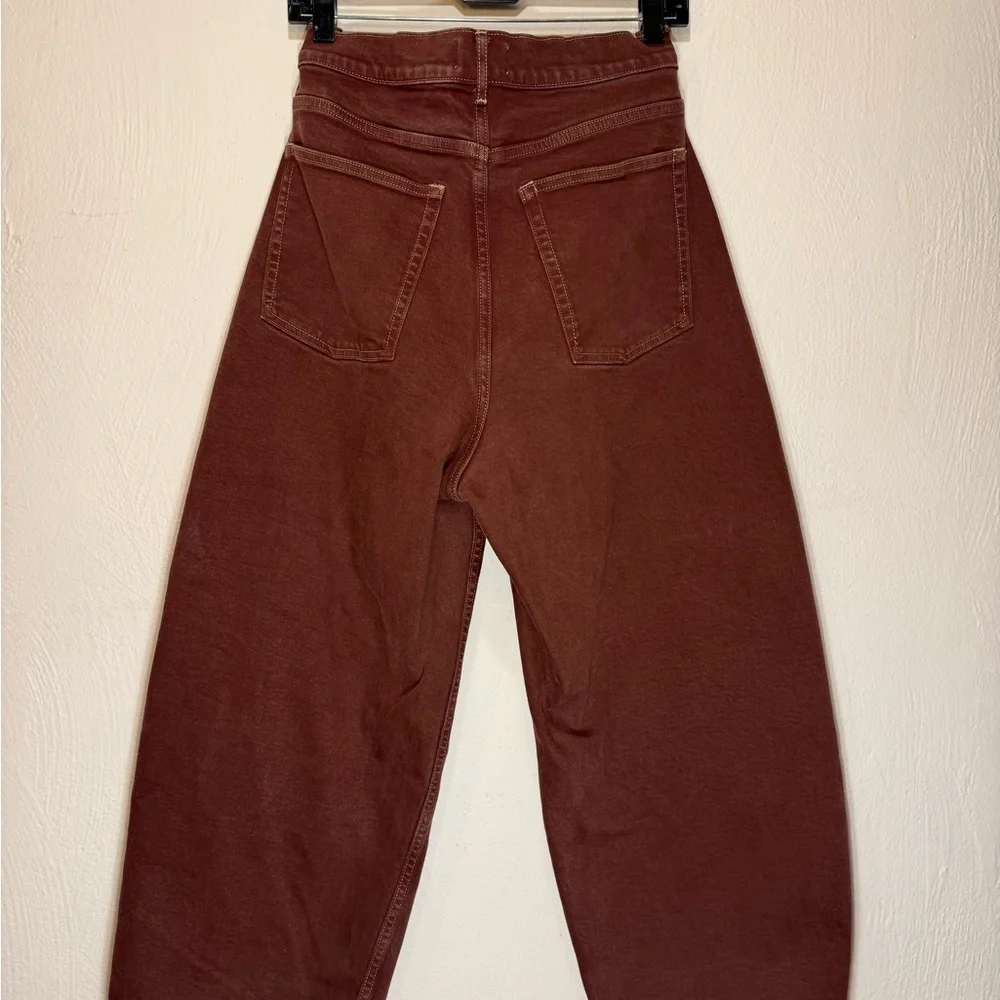 Everlane Women’s Burgundy Barrel Utility Pant - Picture 4 of 6